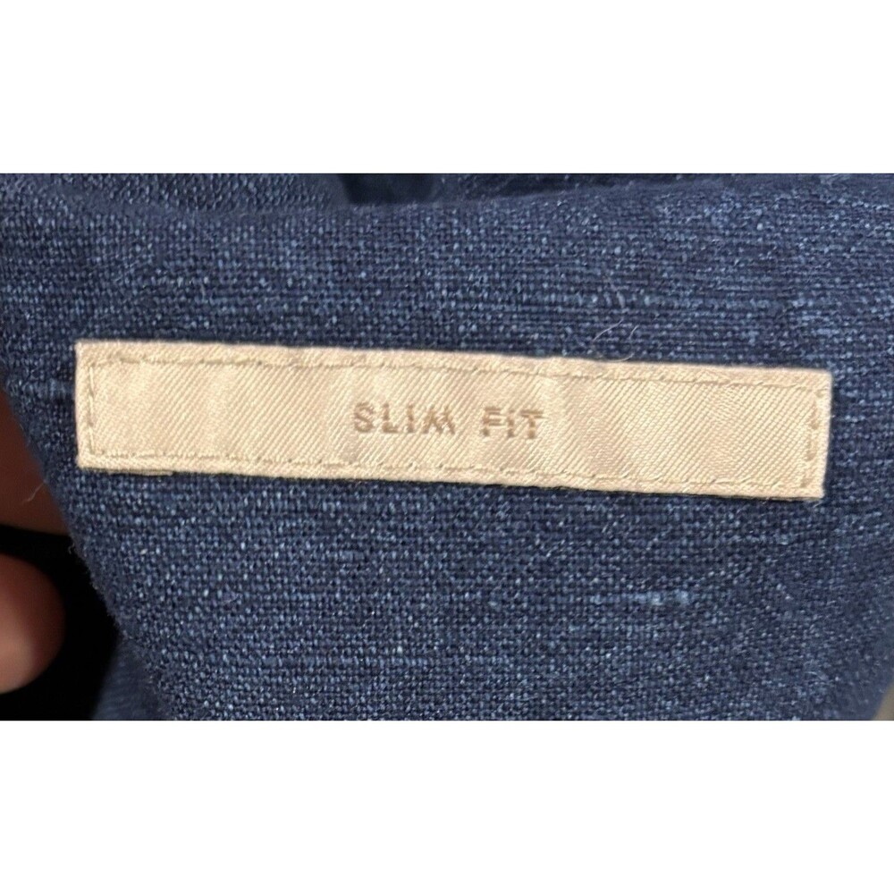 Banana Republic Heritage Jacket Mens 44R Denim Blue Field Safari BR/HTG-SF78 - Picture 8 of 9